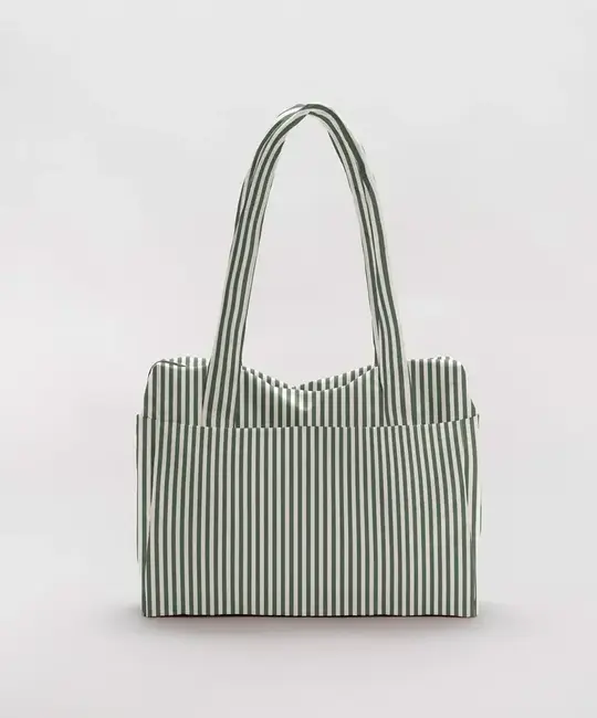 Baggu - BA BA BAG - Small Cloud Carry-On Bag, Sage Stripe