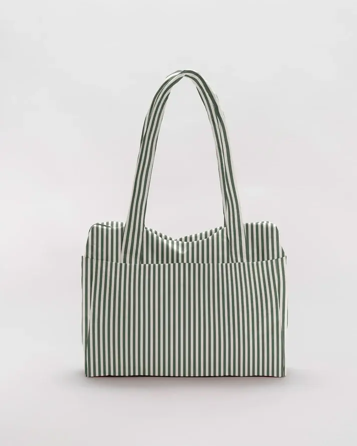 Baggu - BA BA BAG - Small Cloud Carry-On Bag, Sage Stripe