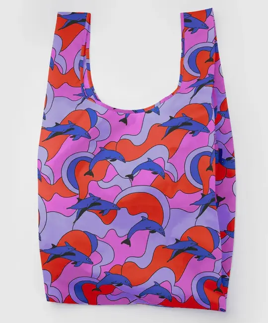 Baggu - BA BA BAG -  Big Baggu Dolphins Reusable Bag