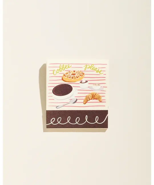 One & Only Paper - OAO OAO CACA - Coffee Printed Matchbook