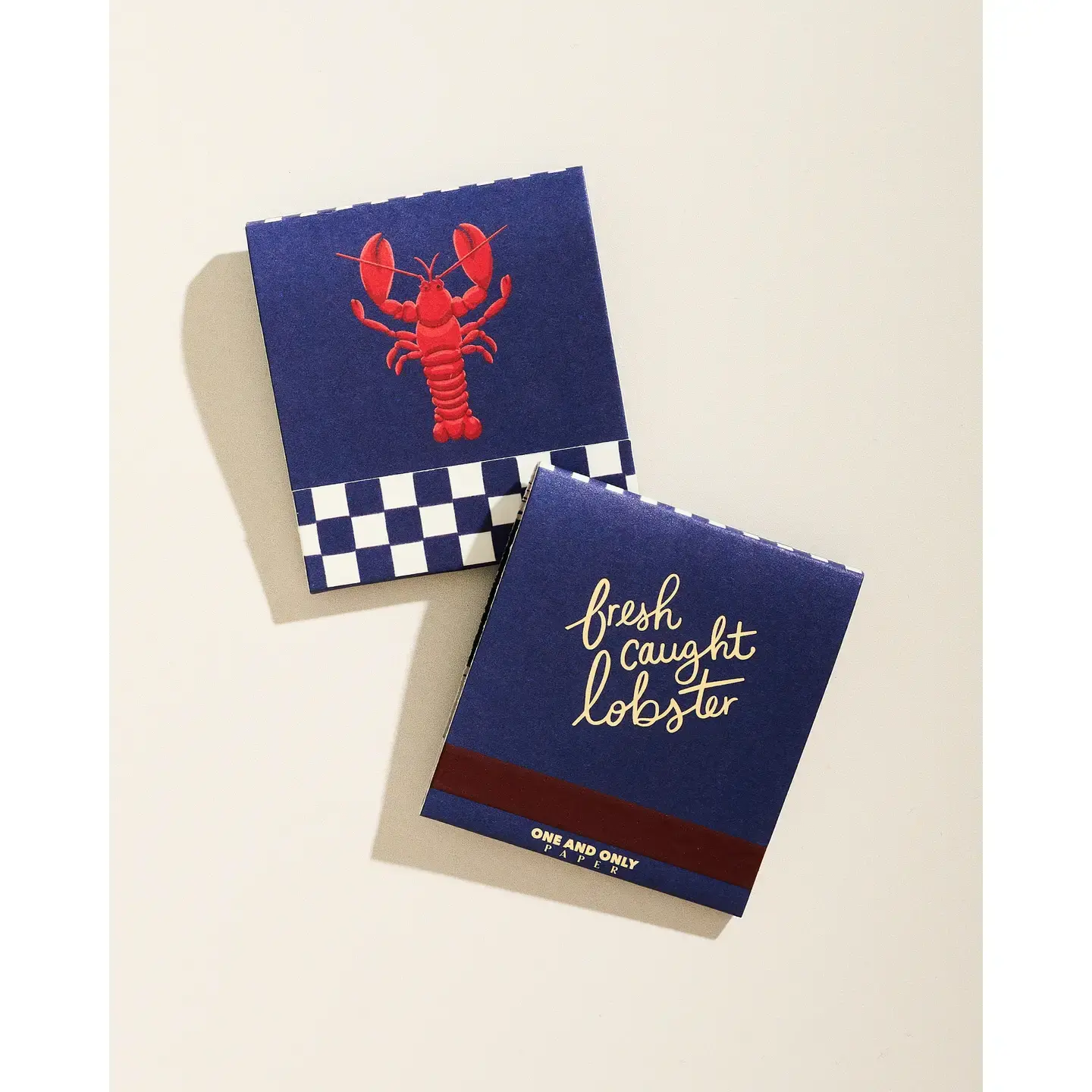 One & Only Paper - OAO OAO CACA - Lobster Printed Matchbook