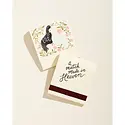 One & Only Paper - OAO OAO CACA - Love Birds Match Made in Heaven Printed Matchbook