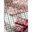 One & Only Paper - OAO OAO WPRO -  Mocha Latte Art and Tulip Windowpane Double Sided Wrap Roll (3 Sheets)