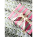 One & Only Paper - OAO OAO WPRO - Daisy and Pink Dusty Blue Stripe Double Sided Wrap Roll (3 Sheets)