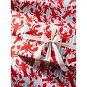 One & Only Paper - OAO OAO WPRO - Lobster and Blue Gingham Double Sided Wrap Roll (3 Sheets)