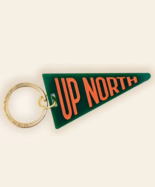 FCG ACKC - Up North Pennant Flag Acrylic  Keychain