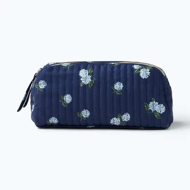 Rifle Paper Co - RP RP BAG - Ditsy Hydrangea Quilted  Small Cosmetic Pouch