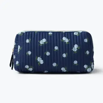 Rifle Paper Co - RP RP BAG - Ditsy Hydrangea Quilted Large Cosmetic Pouch