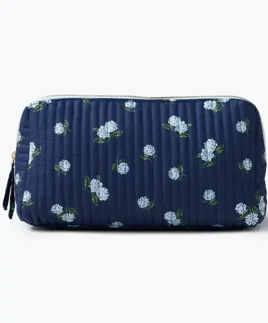 Rifle Paper Co - RP RP BAG - Ditsy Hydrangea Quilted Large Cosmetic Pouch