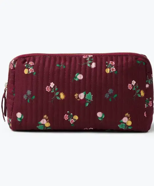 Rifle Paper Co - RP RP BAG - Ditsy Dahlia Quilted Large Cosmetic Pouch
