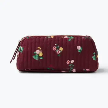 Rifle Paper Co - RP RP BAG - Ditsy Dahlia Quilted  Small Cosmetic Pouch