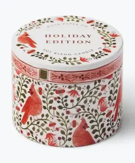 Rifle Paper Co - RP RP CASM - Cardinals Holiday Travel Tin Candle