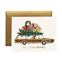 Rifle Paper Co - RP RPGCHO0078 - Jolly Wagon Holiday Card