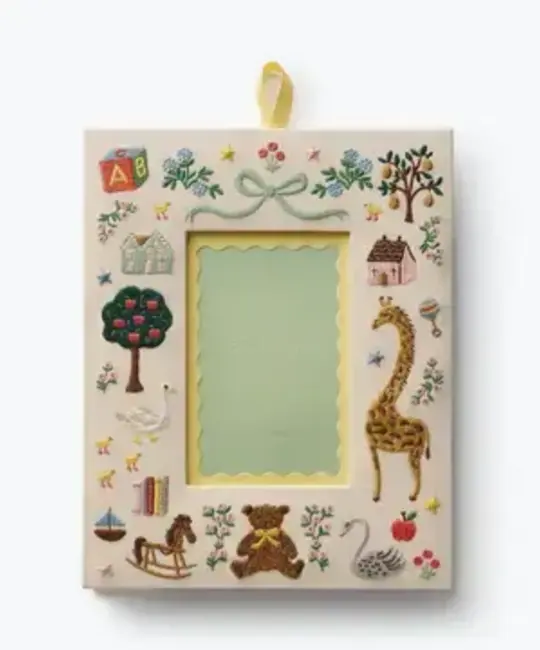 Rifle Paper Co - RP RP HG - Storybook Embroidered 4x6 Picture Frame