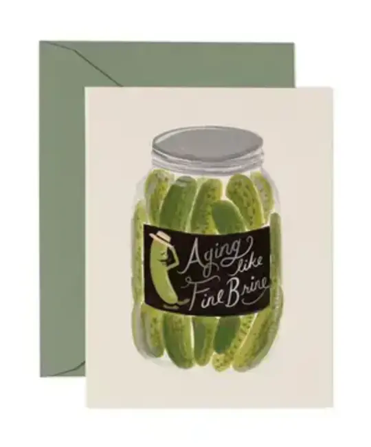 Rifle Paper Co - RP RPGCBI0116 - Aging Like Fine Brine Birthday Card