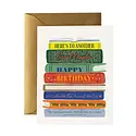 Rifle Paper Co - RP RPGCBI0117 - Book Stack Birthday Card