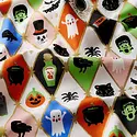Rifle Paper Co - RP RP HGKL - Argyle Halloween Tea Towel