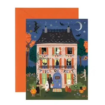 Rifle Paper Co - RP RPGCHA0008 - Haunted House Halloween Card