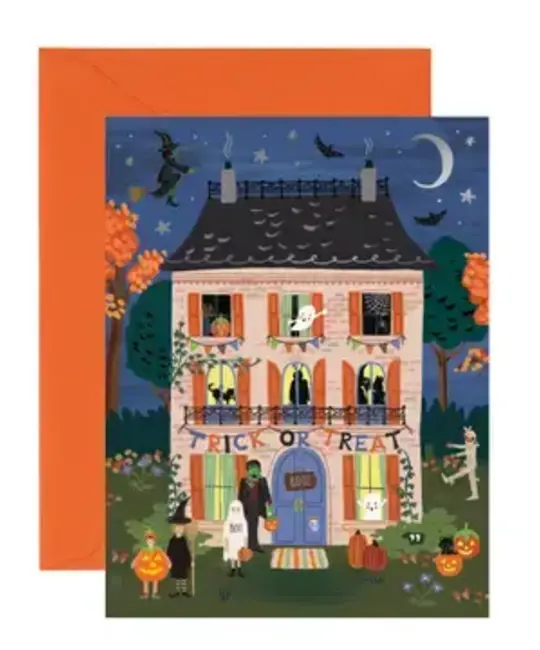 Rifle Paper Co - RP RPGCHA0008 - Haunted House Halloween Card