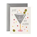 Rifle Paper Co - RP RPGCBI0118 -  Just A 'tini Bit Older Martini Birthday Card