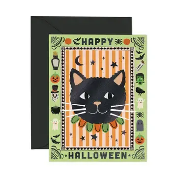 Rifle Paper Co - RP RPGCHA0009 - Spooky Cat Halloween Card