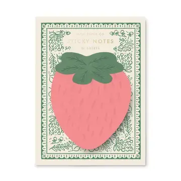 Rifle Paper Co - RP RP OS - Strawberry Sticky Notes
