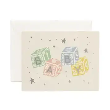 Rifle Paper Co - RP RPGCBA0022 - Classic Blocks Baby Card