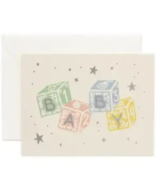 Rifle Paper Co - RP RPGCBA0022 - Classic Blocks Baby Card