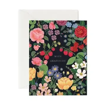 Rifle Paper Co - RP RPGCTY0081 - Gratitude Garden Thank You Card