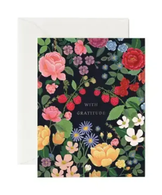 Rifle Paper Co - RP RPGCTY0081 - Gratitude Garden Thank You Card