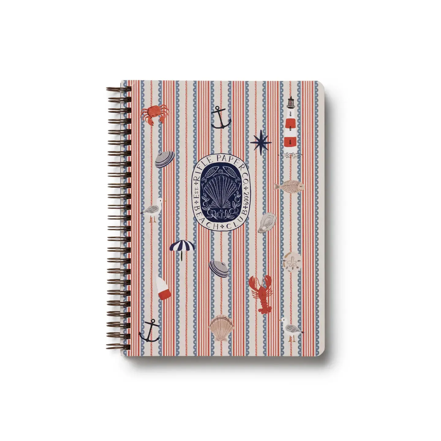 Rifle Paper Co - RP RP NBLI - Seaside Spiral Notebook, Lined