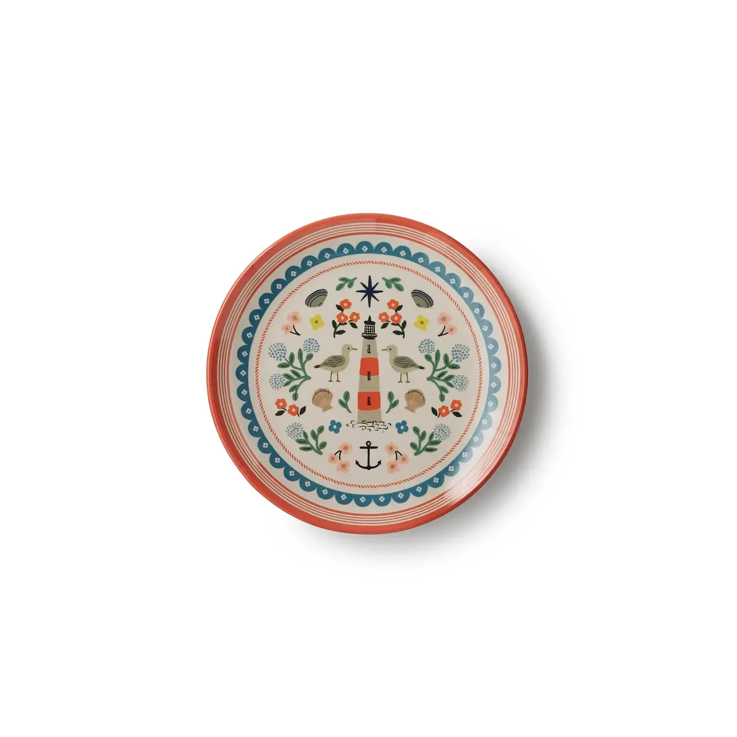 Rifle Paper Co - RP RP HG - Seaside Melamine Dessert Side Plate Set of 4