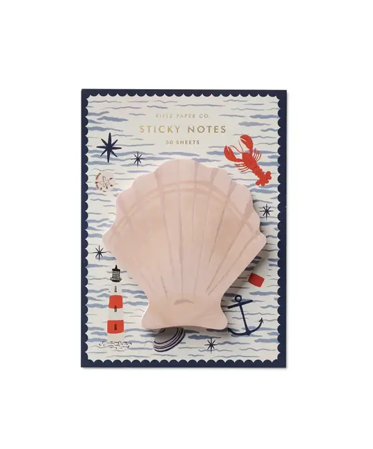 Rifle Paper Co - RP RP OS - Seaside Shell Sticky Notes