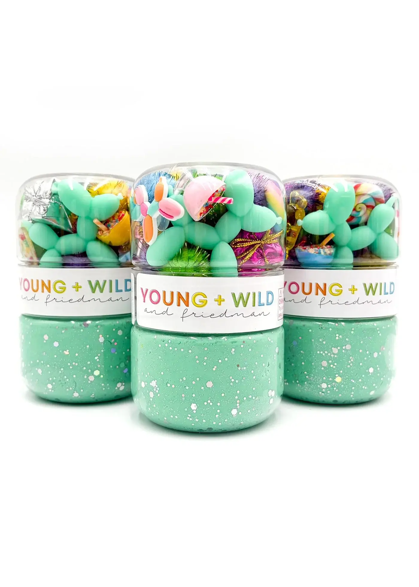Young + Wild and Friedman - YWF YWF BKTO - Birthday Grab & Go Sensory Dough Jar