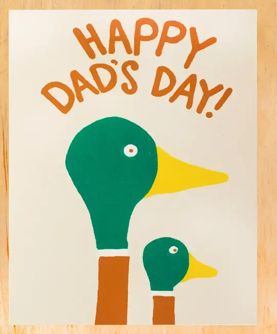 Gold Teeth Brooklyn - GTB GTBGCFD0026 - Dad Day Duck Father's Day Card