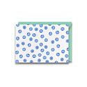 Gus and Ruby Letterpress - GR Gus & Ruby - Blueberries Folded Note Set of 8