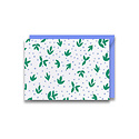 Gus and Ruby Letterpress - GR Gus & Ruby - Leaves Folded Note Set of 8