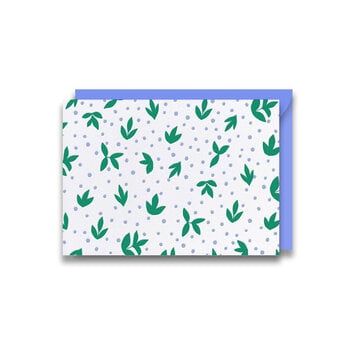 Gus and Ruby Letterpress - GR Gus & Ruby - Leaves Folded Note Set of 8