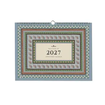 Rifle Paper Co - RP 2027 Paisley Horizontal Appointment Wall Calendar