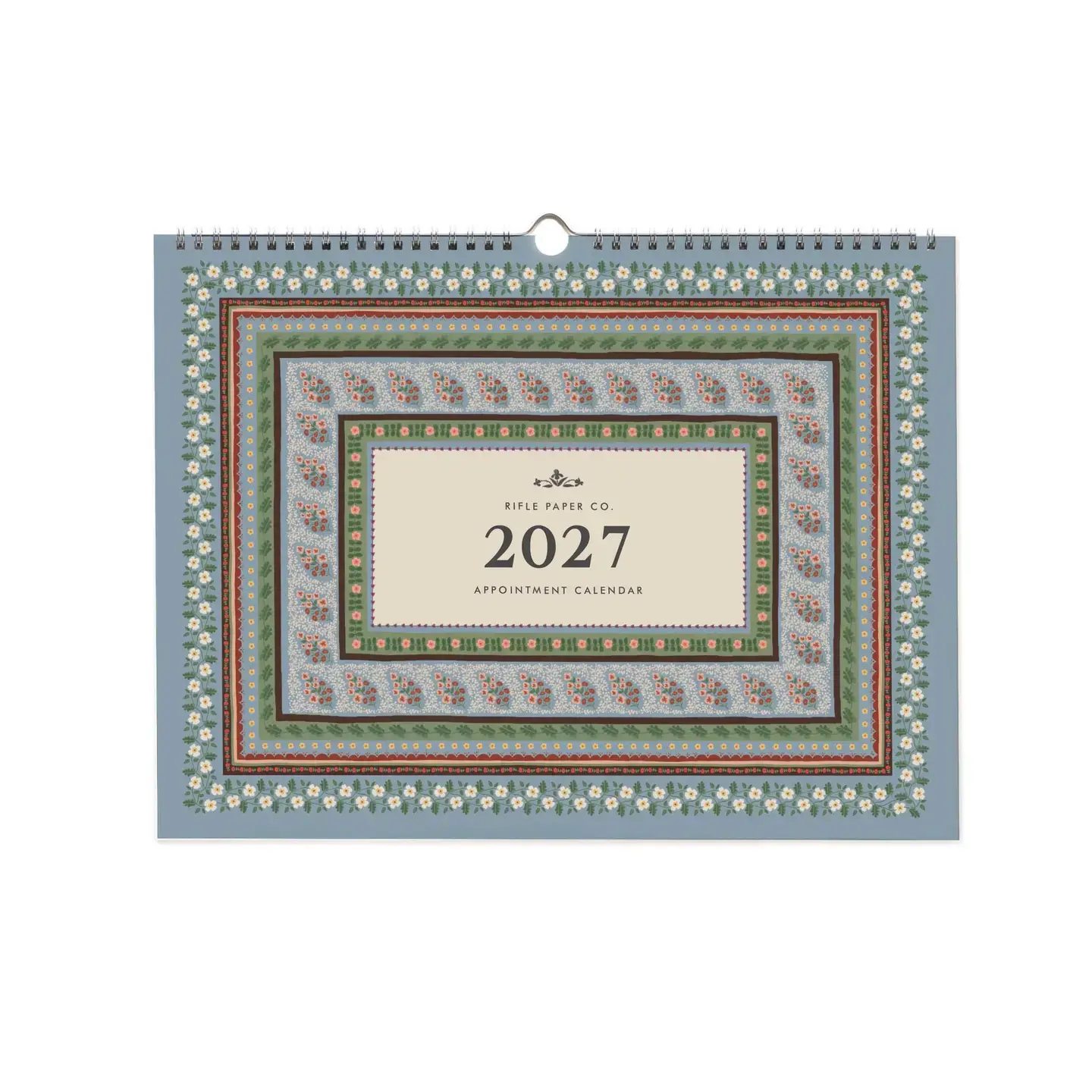 Rifle Paper Co - RP RP CAWA - 2027 Paisley Horizontal Appointment Wall Calendar