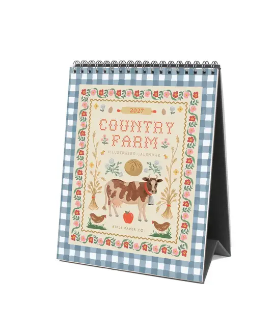 Rifle Paper Co - RP RP CADE - 2027 Country Farm Desk Calendar