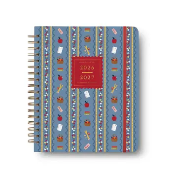 Rifle Paper Co - RP RP AG17 - 2027 Schoolhouse 17-Month Agenda Hardcover Spiral Planner