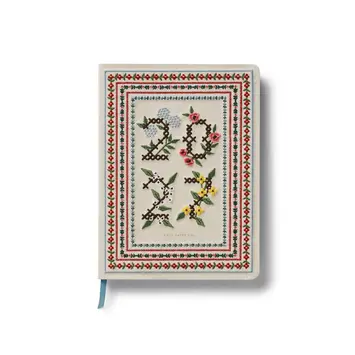 Rifle Paper Co - RP RP AG12- 2027 Heritage Sampler Embroidered Bookbound Planner (January Start Agenda)