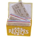 Cody Foster - COF COF OR - Favorite Recipes Box Yellow Ornament