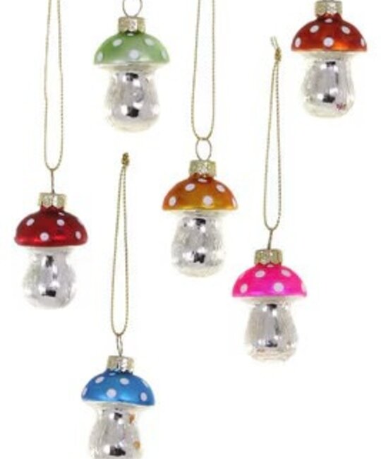 Cody Foster - COF COF OR - Merry & Bright Mushroom Ornament (assorted)