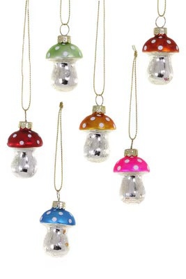 Cody Foster - COF COF OR - Merry & Bright Mushroom Ornament (assorted)