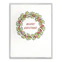 Ink Meets Paper - IMP IMP NSHO - Christmas Holly Wreath Holiday Boxed Note Set of 6