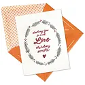Ink Meets Paper - IMP IMPGCHO0016 - Sending Love Wreath & Berries Card