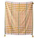 Creative Co-Op - CCO CCO HG - Plaid Woven Cotton Jacquard Throw Blanket with Tassels