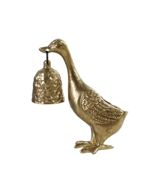 Creative Co-Op - CCO CCO CAAC - Pewter Duck Shaped Candle Snuffer (Antique Gold Finish)